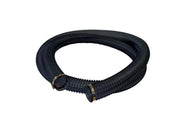 Static Conductive Vacuum Hose w/ Clamps - 2.5" ID x 15'