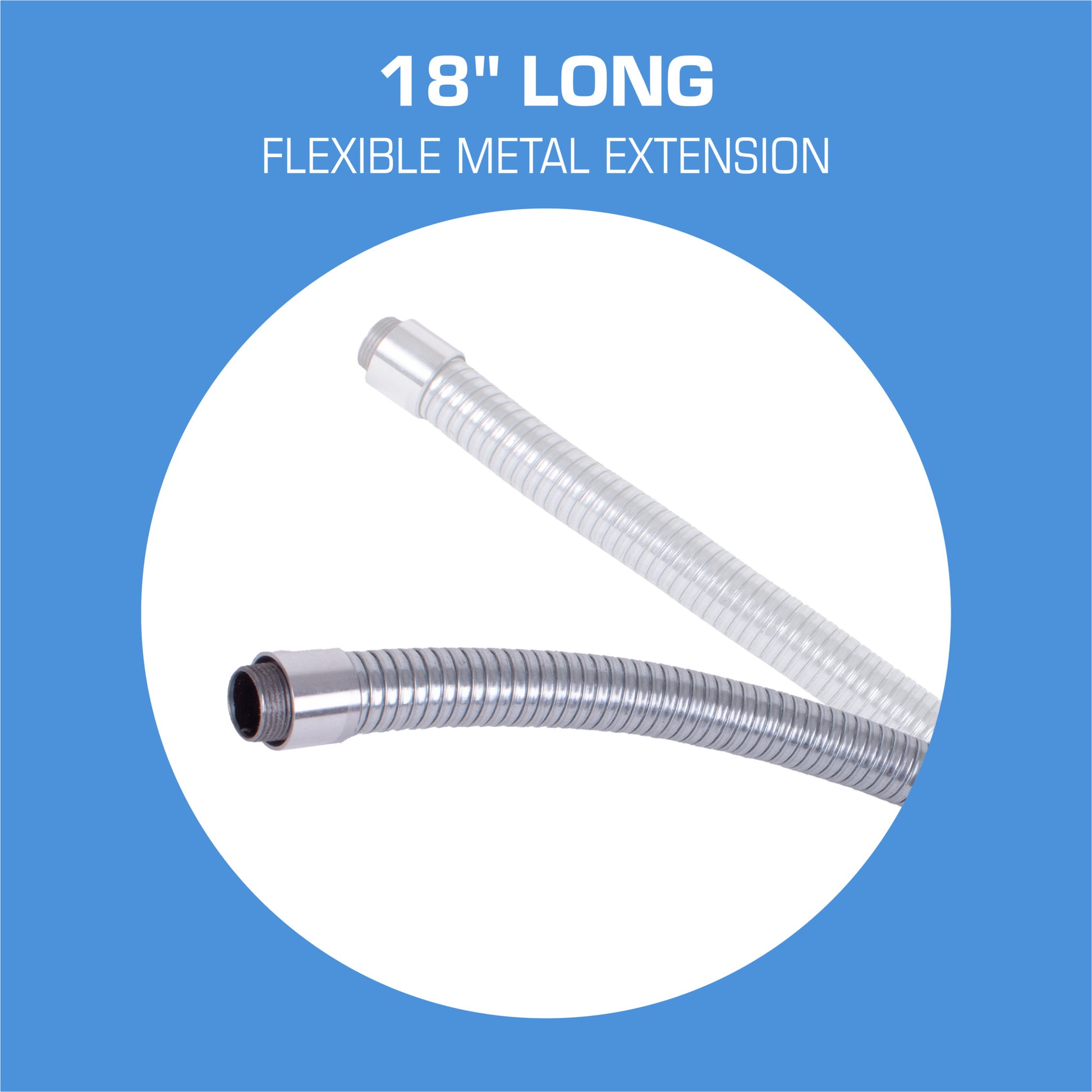 Flexible GunVac - 18" Long Flexible Metal Extension