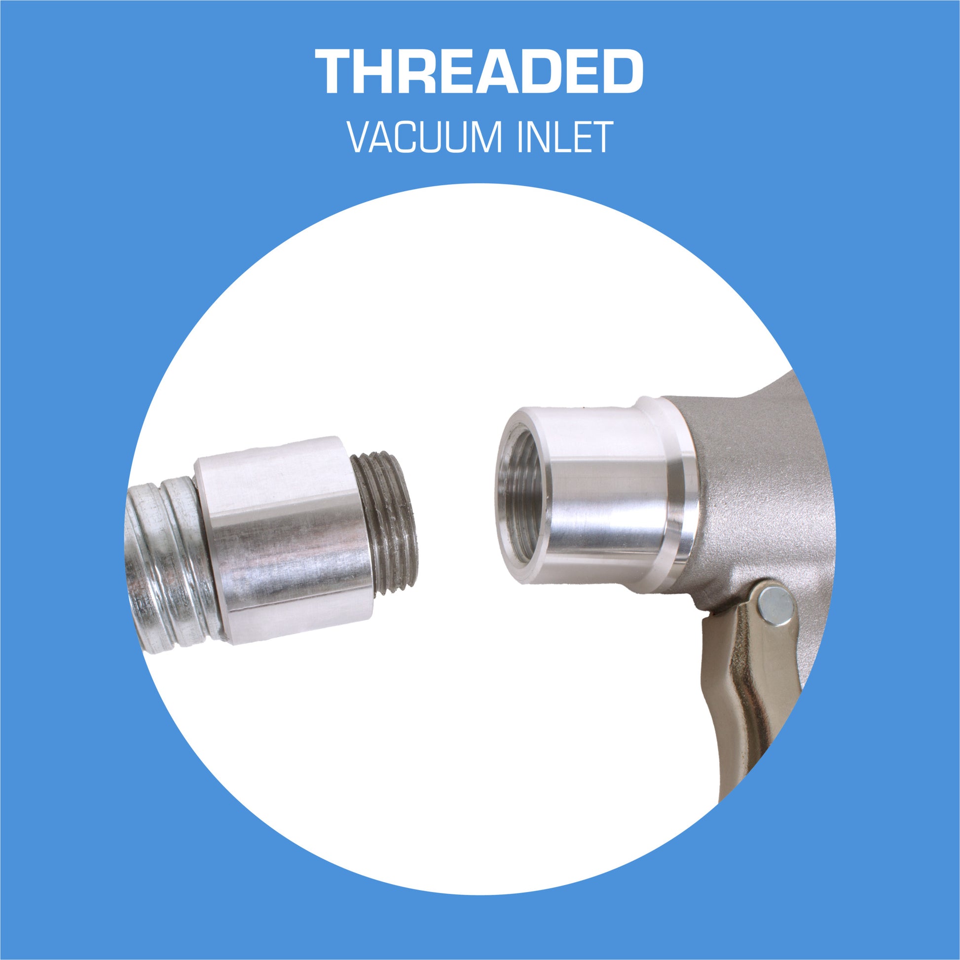 Flexible GunVac - Threaded Vacuum Inlet