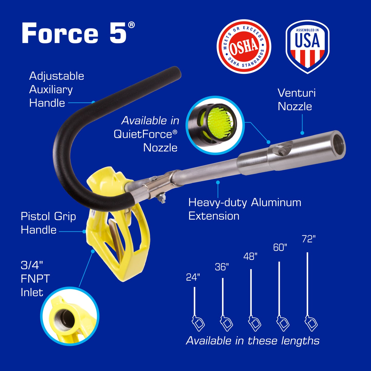 Force 5® Safety Air Gun - 60"