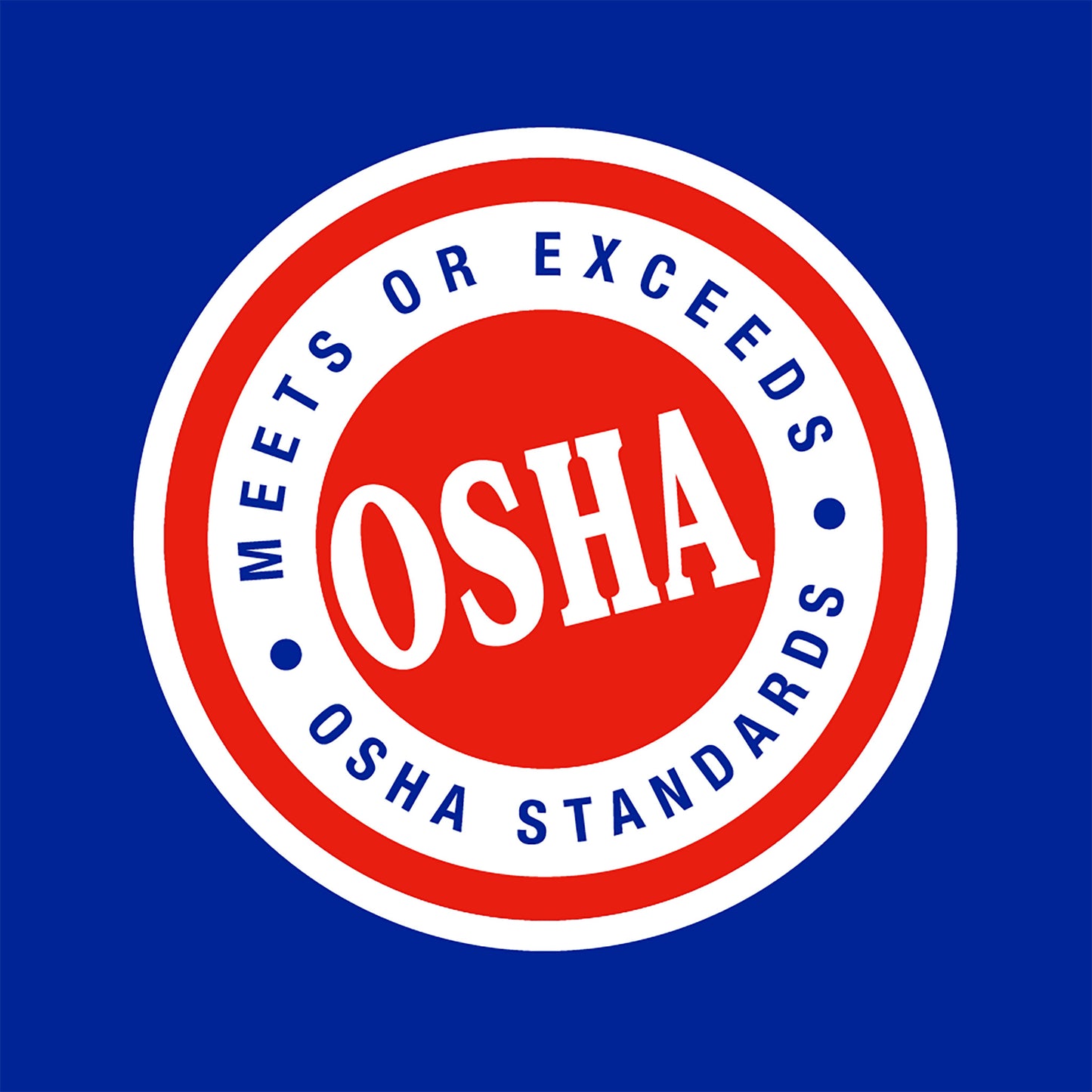 Guardair Meets or Exceeds OSHA Standards Badge