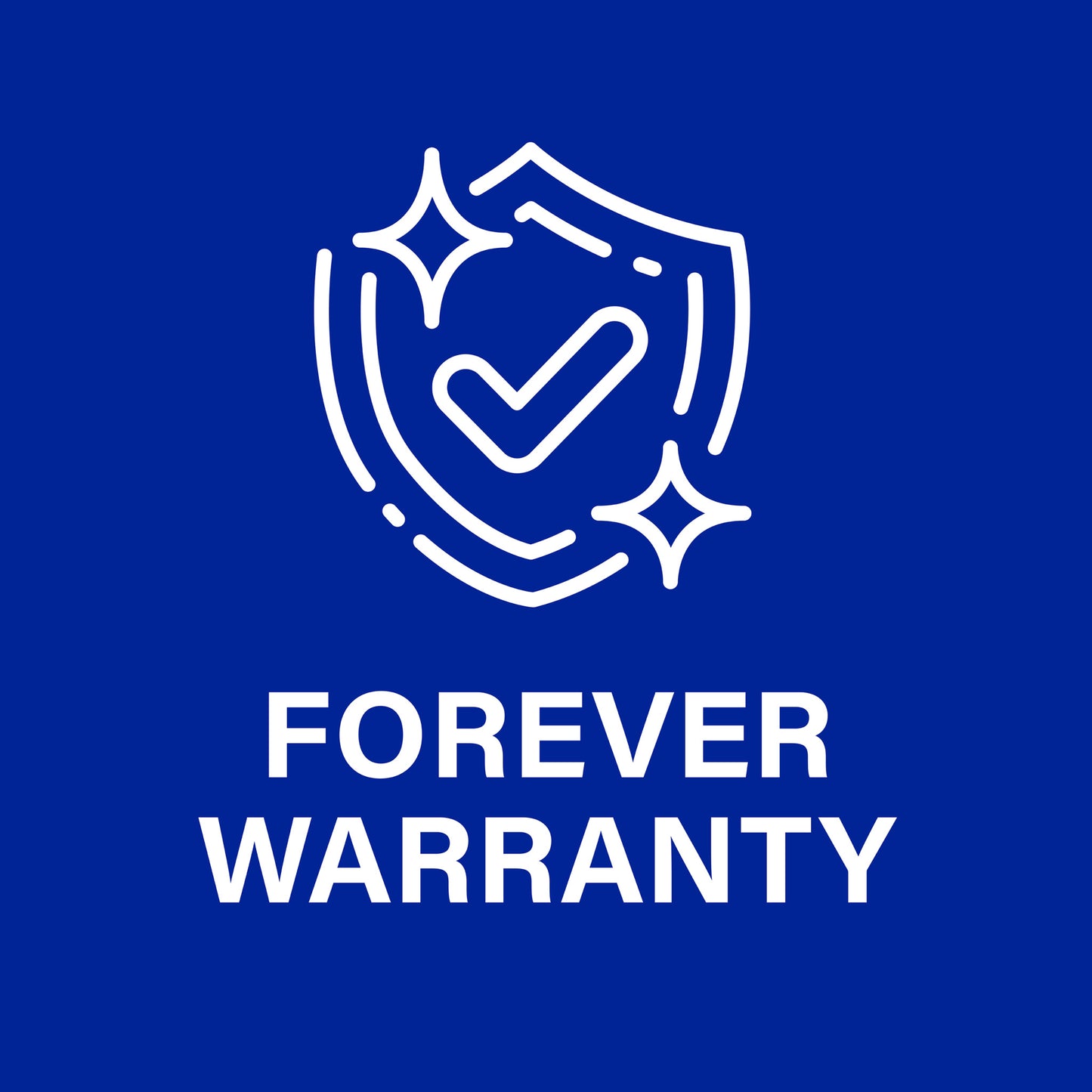 PowerQUAD Forever Warranty Badge