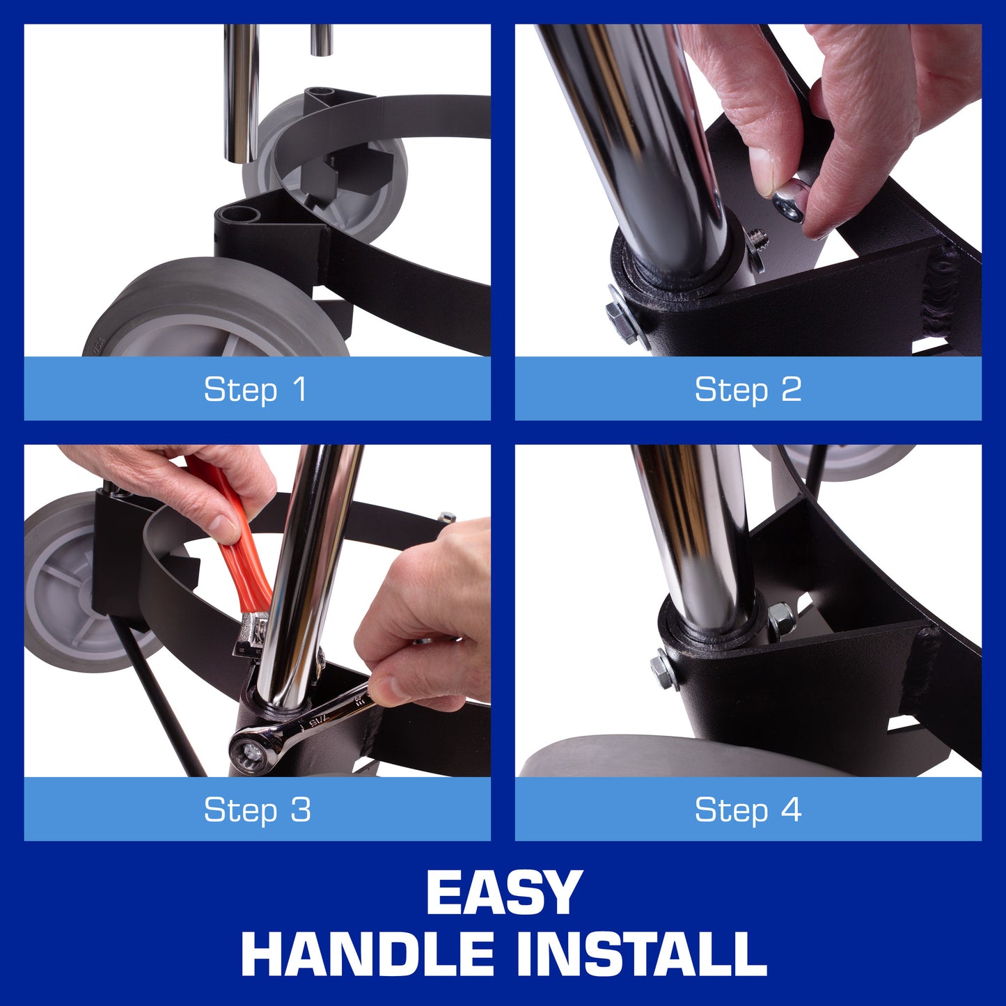 PowerQUAD Push Dolly Assembly Steps