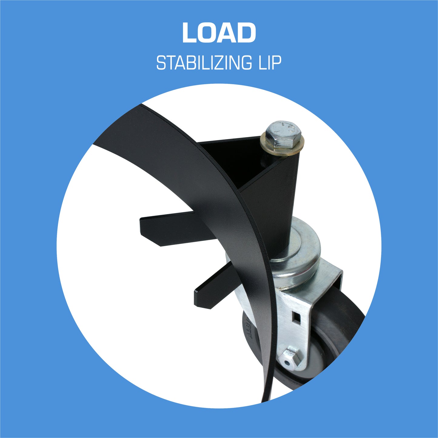 PowerQUAD Push Dolly Load Stabilizing Lip