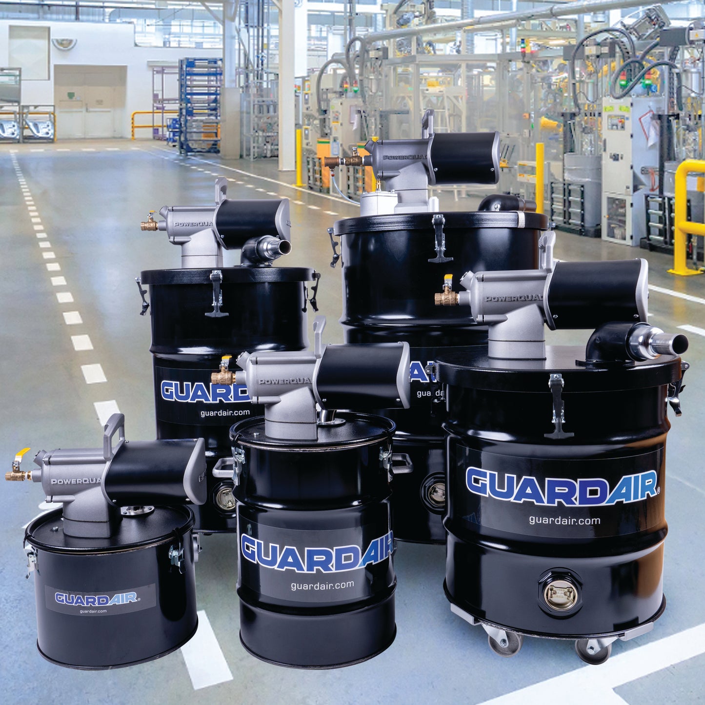 PowerQUAD Vacuum Family in Factory
