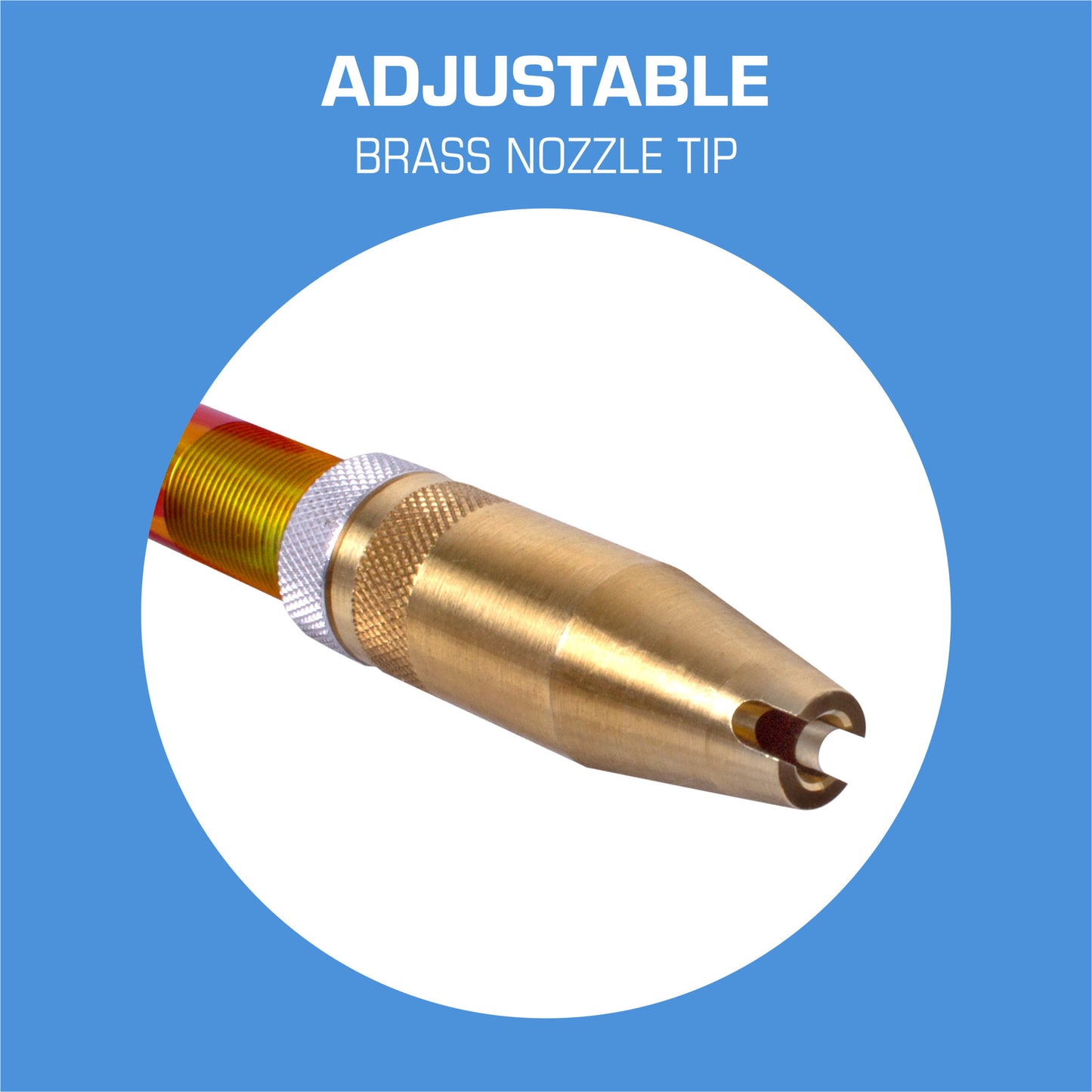 Syphon Spray Gun 79SG with Flame Pattern - Adjustable Brass Nozzle Tip