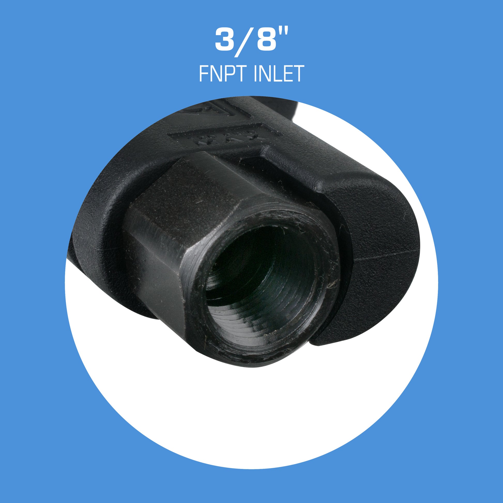 Ultra WhisperJet U80WJ - 3/8" FNPT Inlet