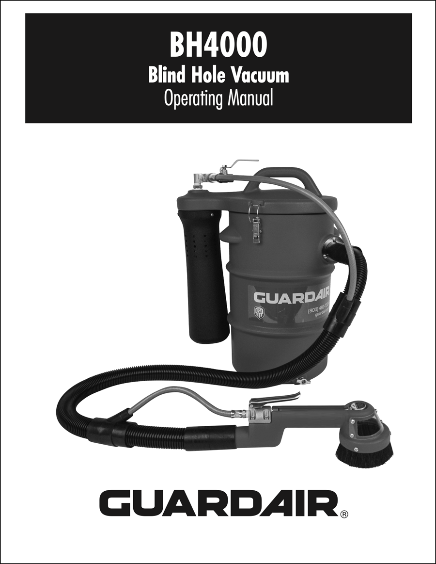Blind Hole Vacuum Operating Manual