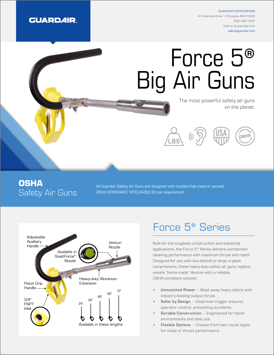 Force 5 Air Guns Flyer