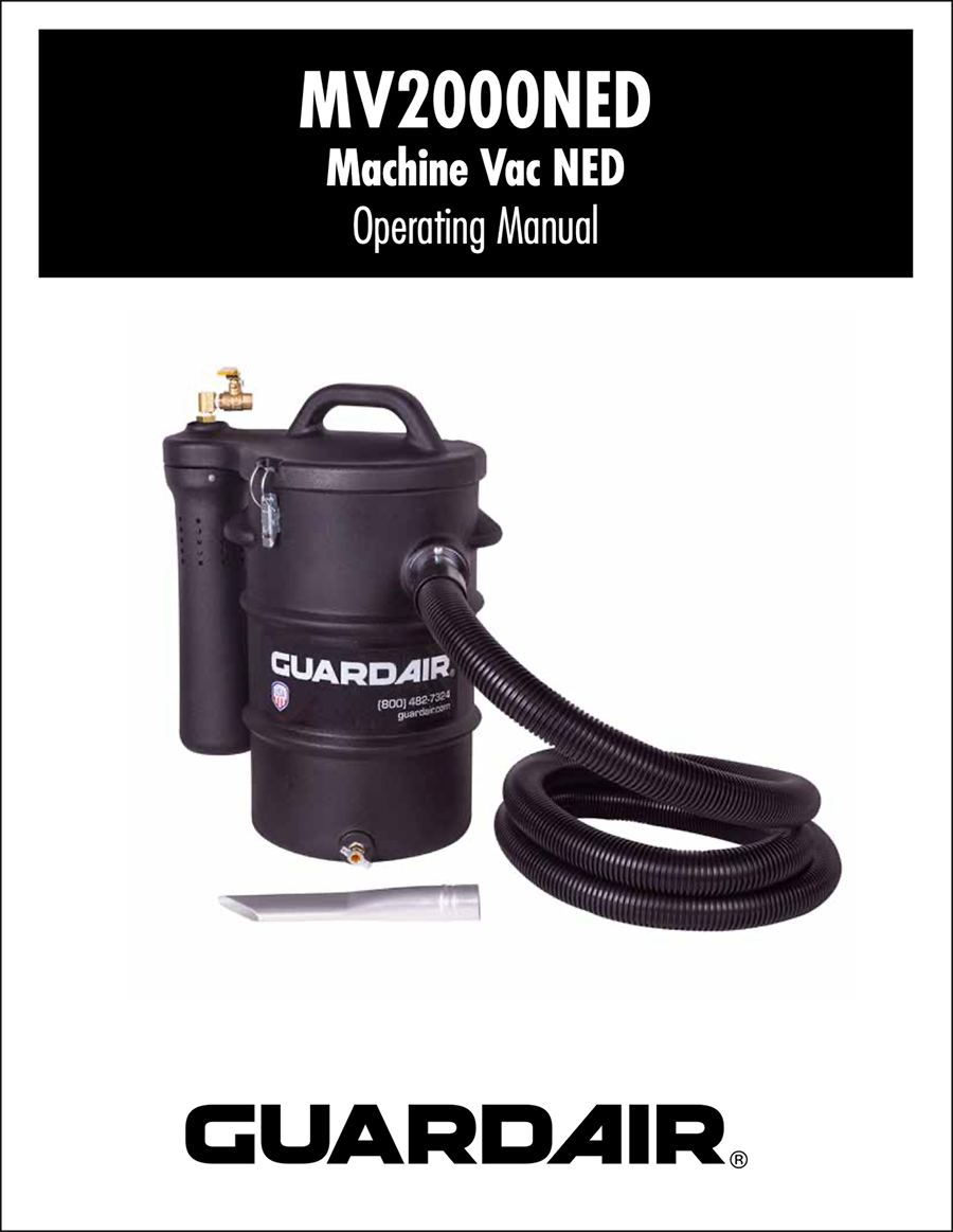 MachineVac NED Operating Manual