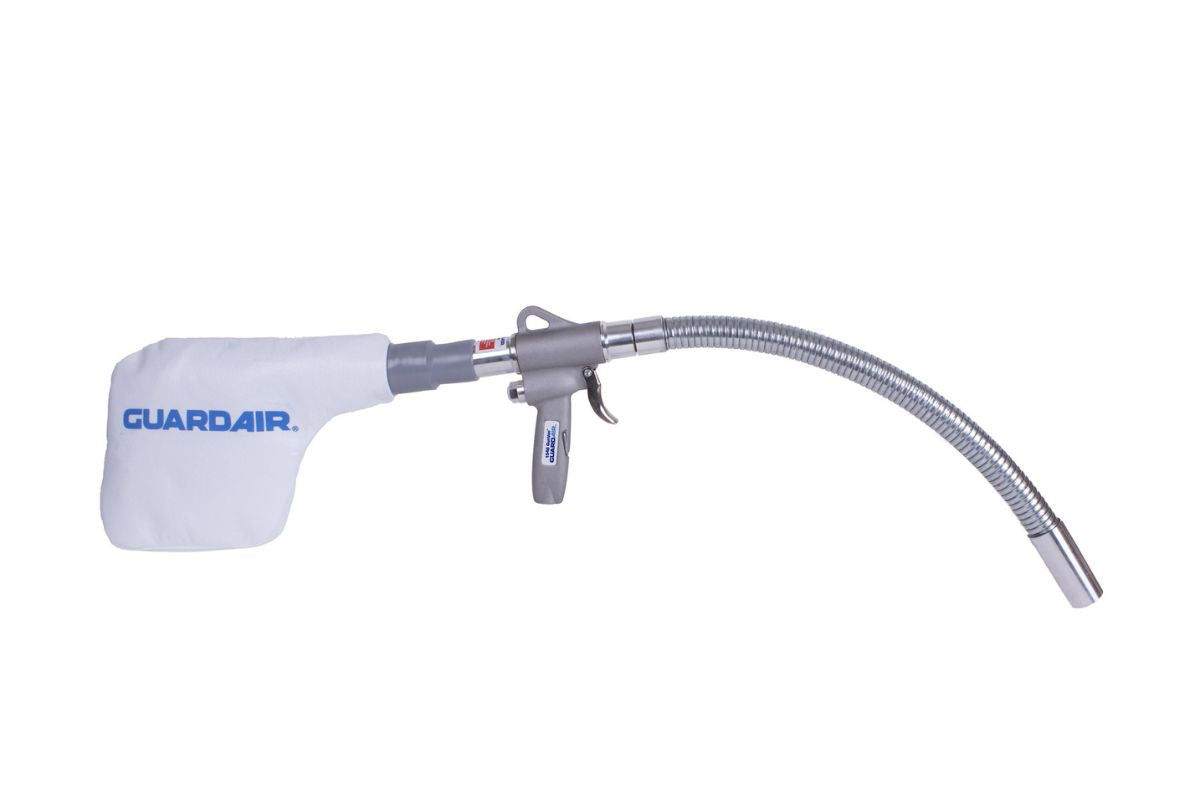 Guardair Corporation® Introduces Pneumatic GunVac® with New Flexible Extension