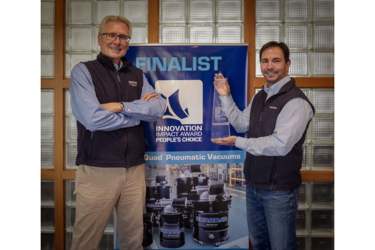 Guardair Corporation Wins 2025 ISA Innovation Impact Award for PowerQUAD Vacuum Line