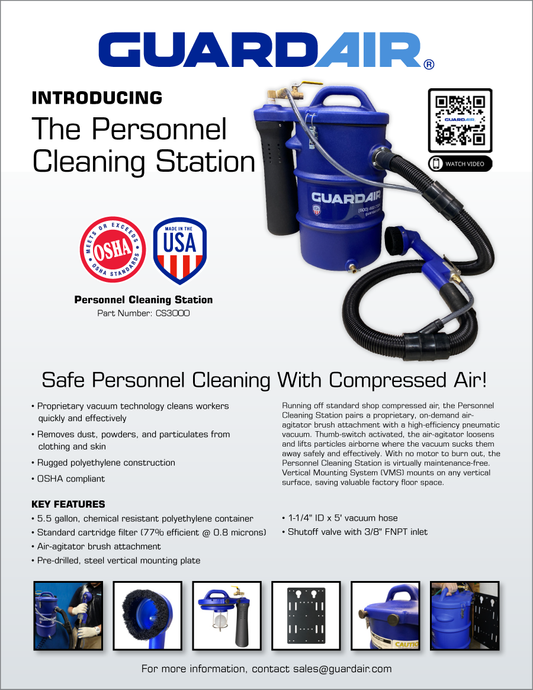 Personnel Cleaning Station Flyer