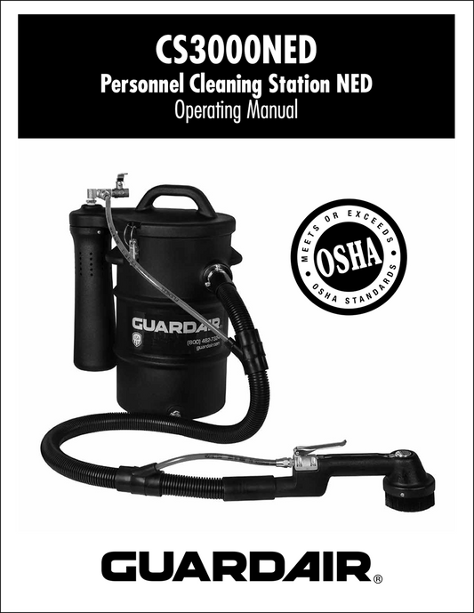 Personnel Cleaning Station NED Operating Manual