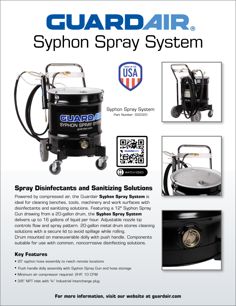 Syphon Spray System Flyer