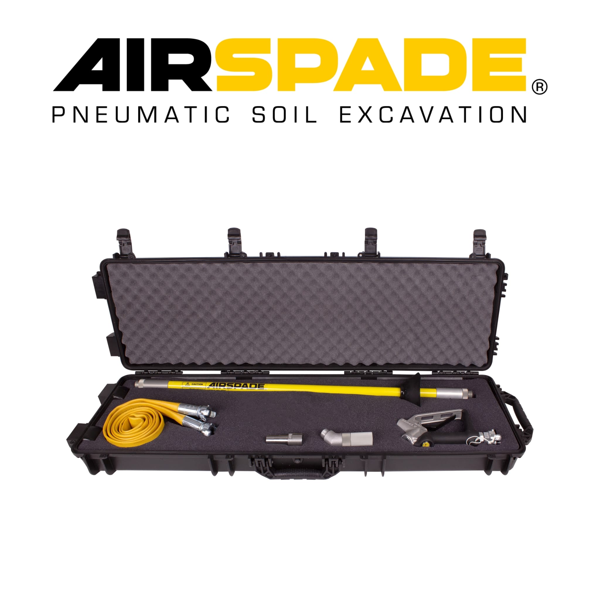 AirSpade Pneumatic Soil Excavation Logo + AirSpade 2000 Arbor Kit