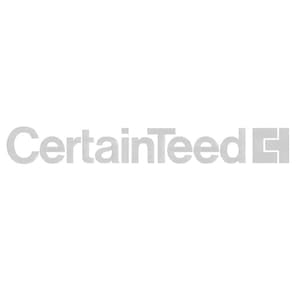 CertainTeed logo on a white background