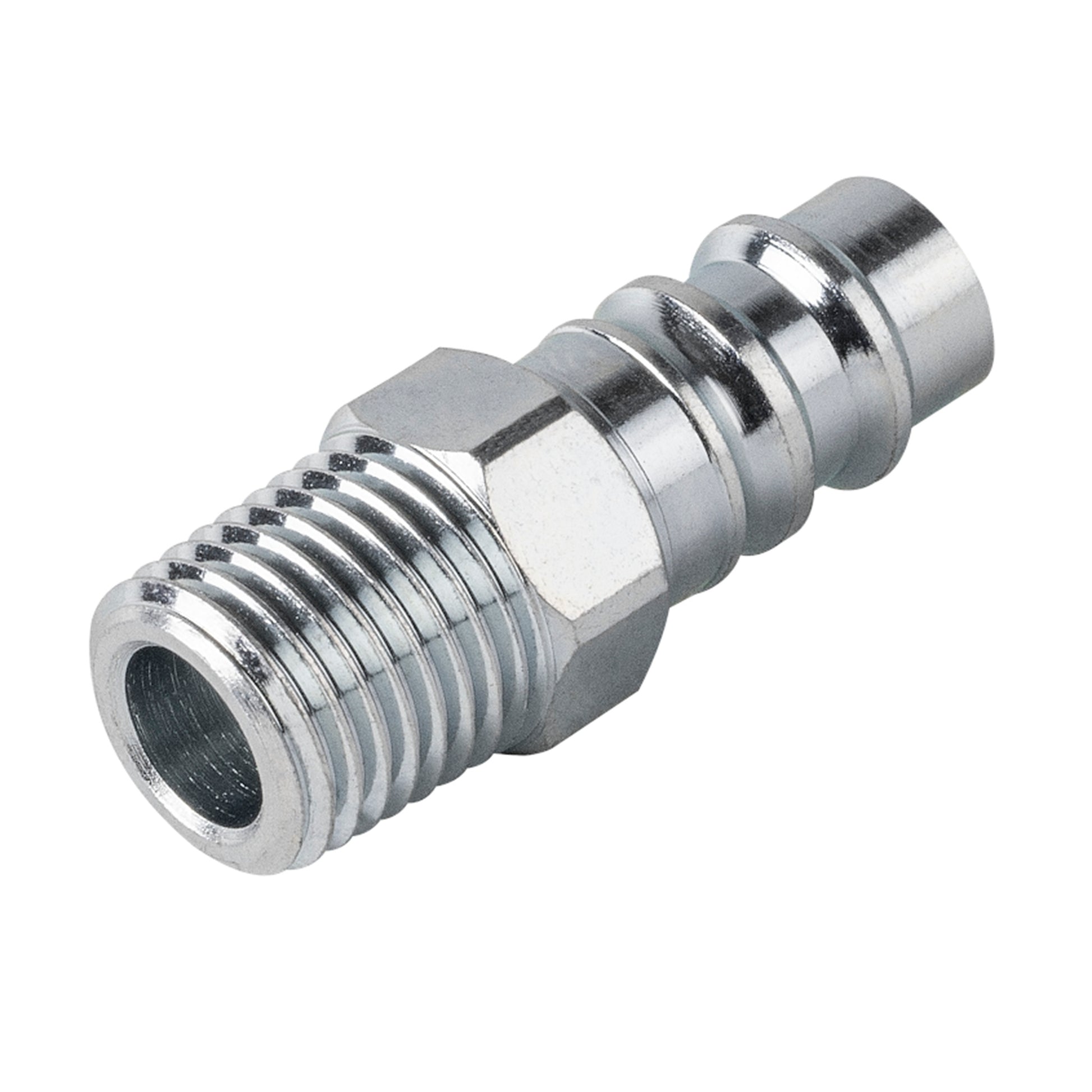 1/4" Quick Disconnect High Flow Plug - 1/4" MNPT (P14H14M)