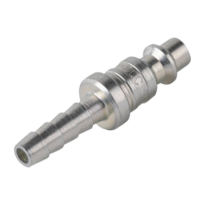 1/4" Quick Disconnect Industrial Interchange Plug - 1/4" Hose Barb (P14D14B)