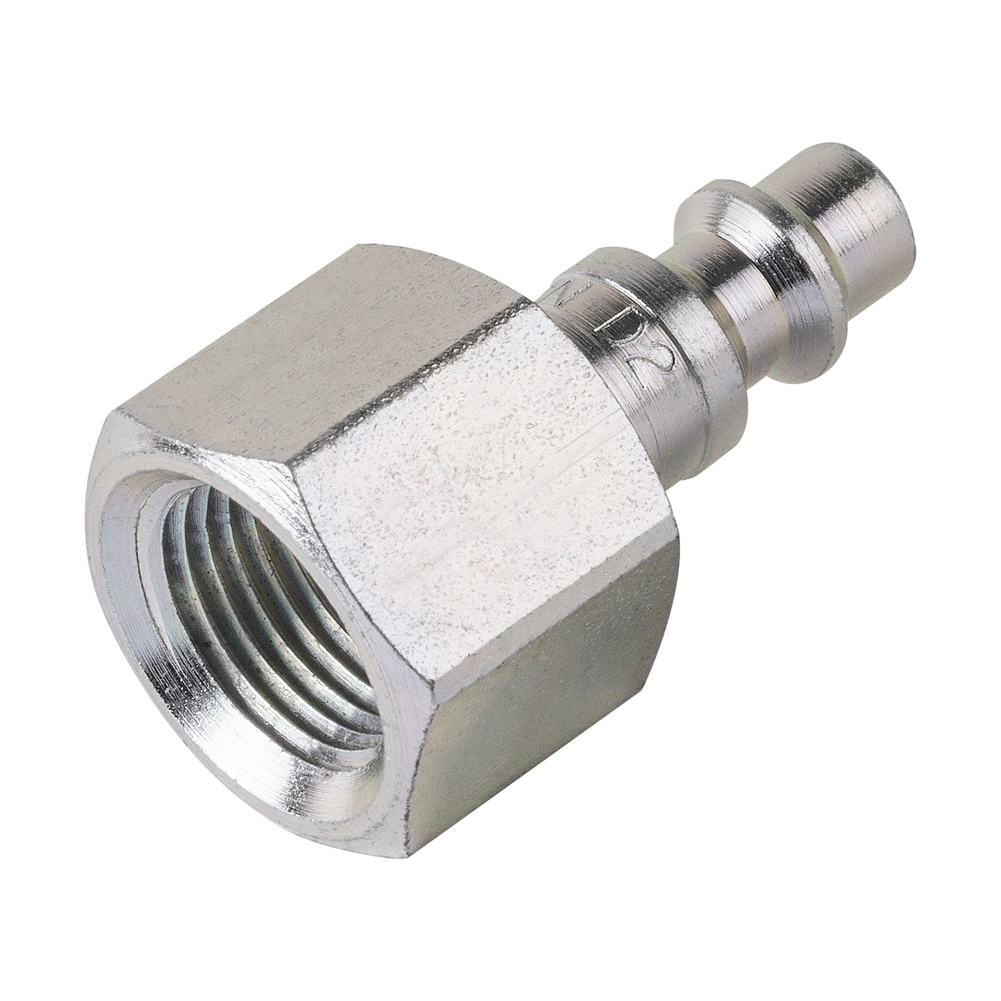 1/4" Quick Disconnect Industrial Interchange Plug - 3/8" FNPT (P14D38F)