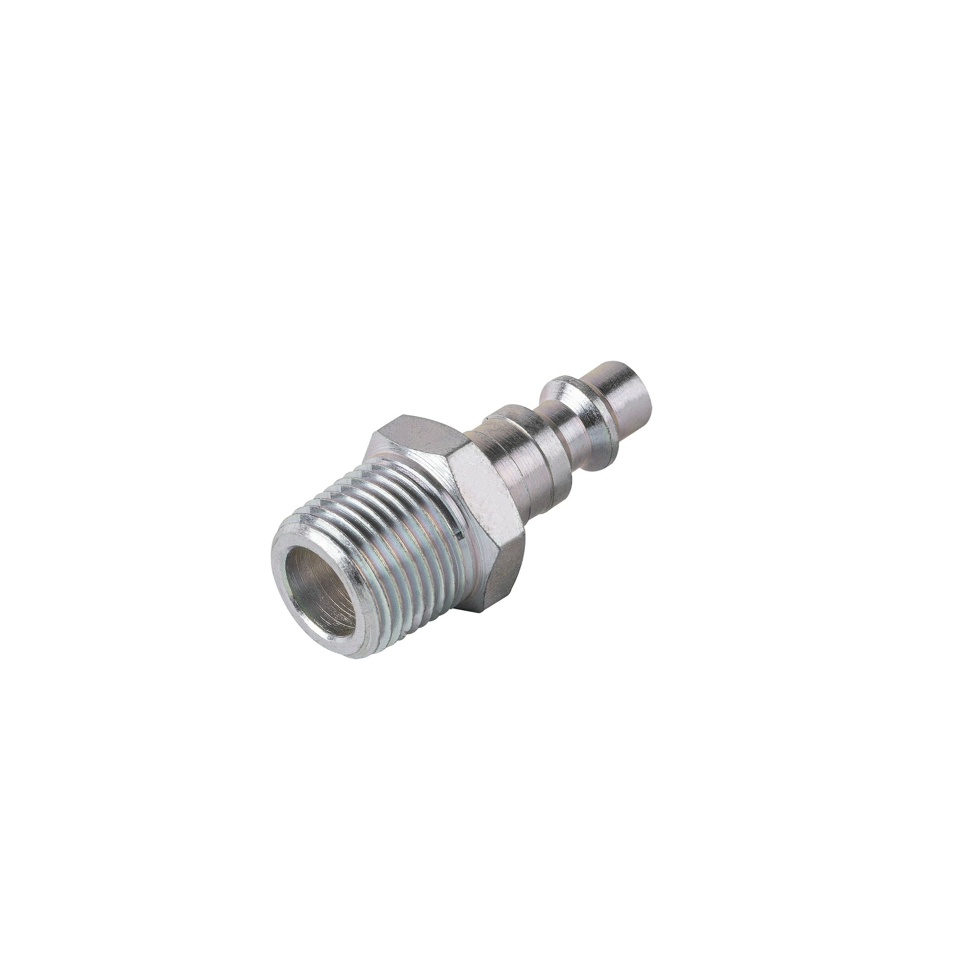 1/4" Quick Disconnect Industrial Interchange Plug - 3/8" MNPT (P14D38M)