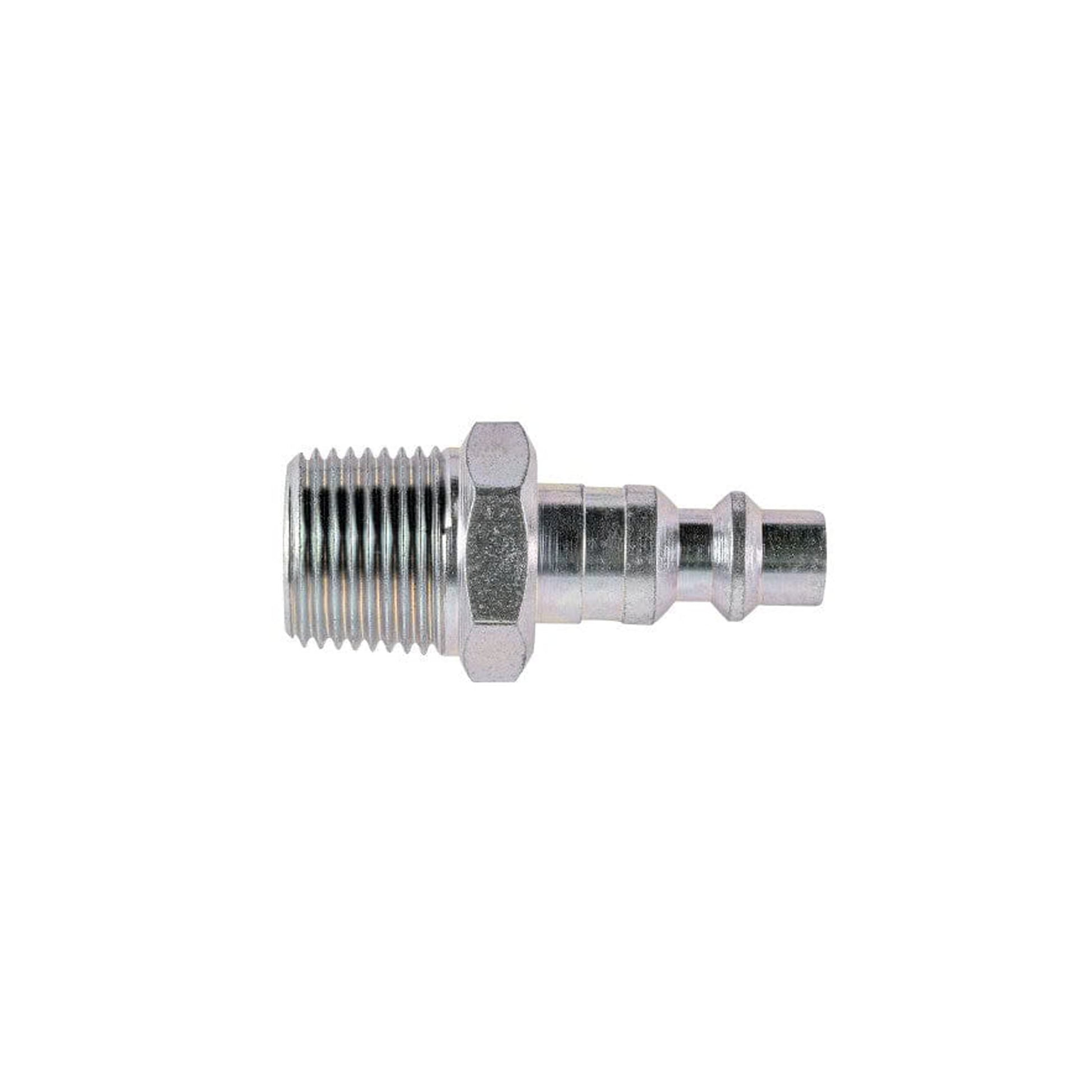 1/4" Quick Disconnect Industrial Interchange Plug - 3/8" MNPT (P14D38M)