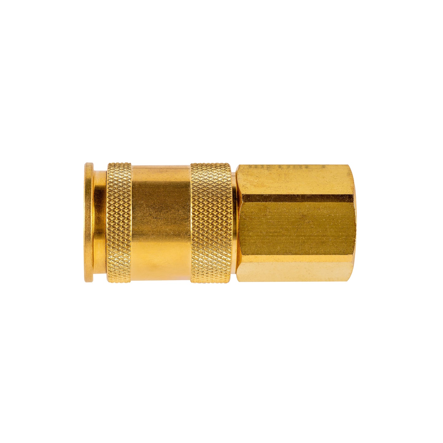 3/8" Quick Disconnect Universal Brass Coupler - 3/8" FNPT (C38U38F)