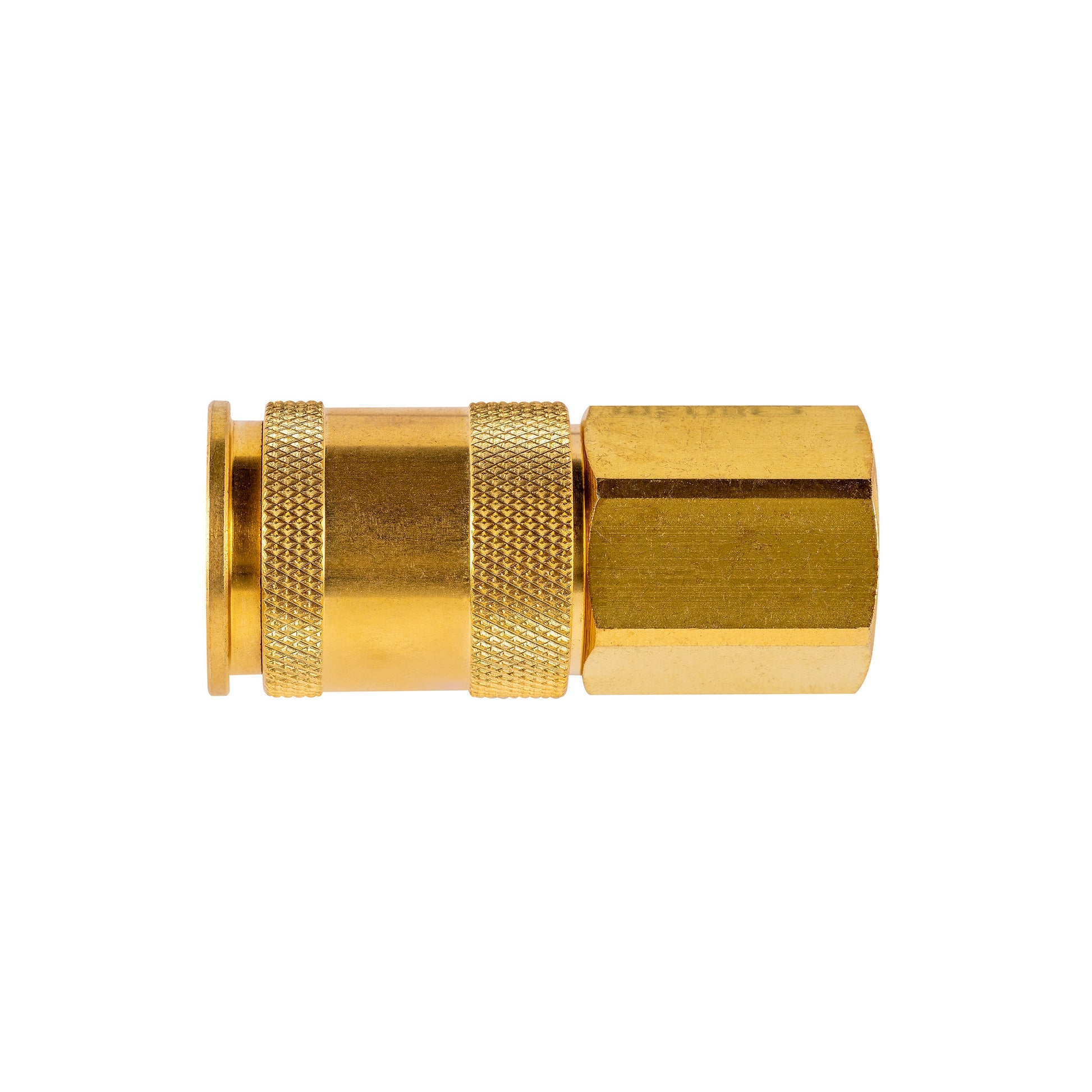 3/8" Quick Disconnect Universal Brass Coupler - 3/8" FNPT (C38U38F)