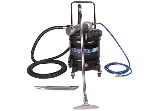 20 Gallon Single Venturi Static Conductive Drum Vacuums - S Venturi w 1½" Vac Hose & Tools