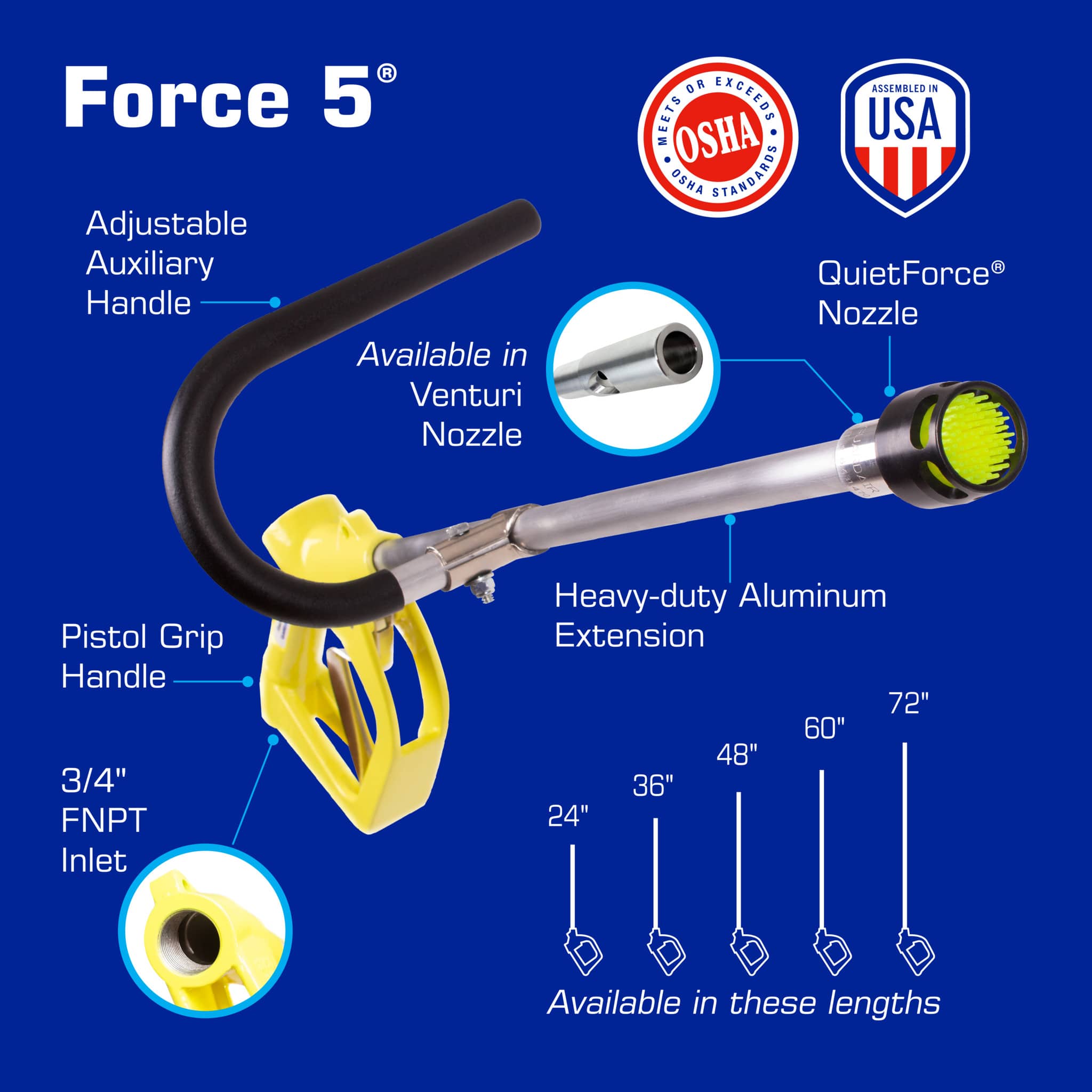 Force 5® QuietForce® Safety Air Gun - 36