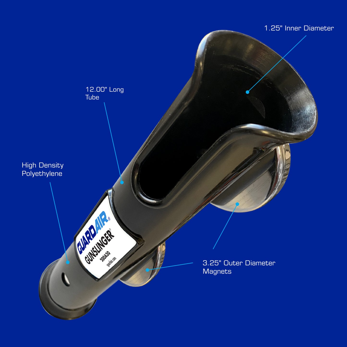 Gunslinger Magnetic Air Gun Holder - Specs