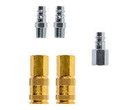1/4" High Flow 5 Piece Plug & Coupler Starter Kit