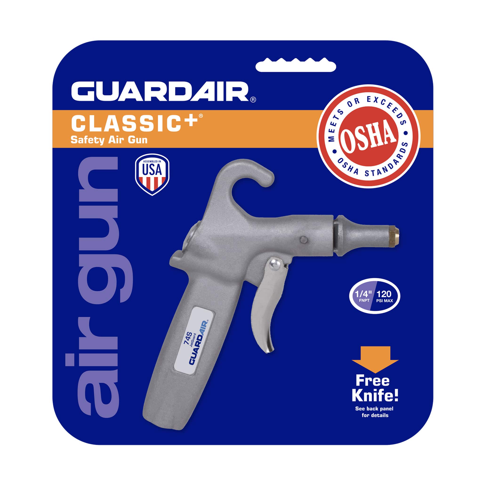 JetGuard 74S Safety Air Gun — Guardair Corporation