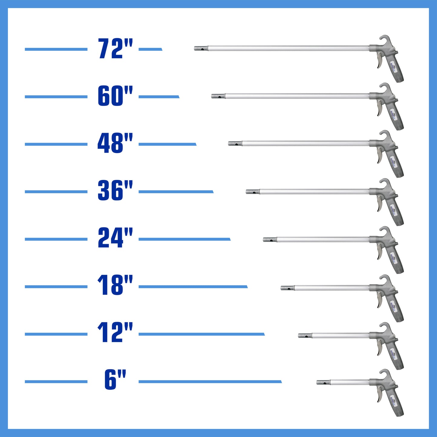 Long John 75LJ Safety Air Gun - Available Lengths