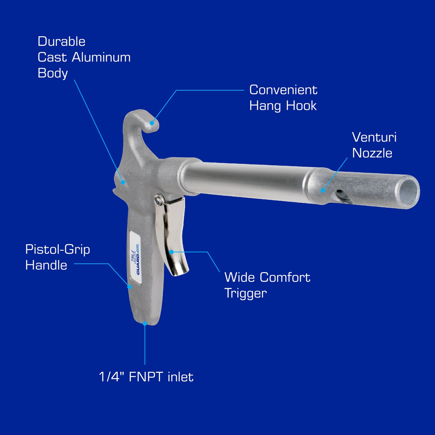 Long John 75LJ Safety Air Gun - Specs