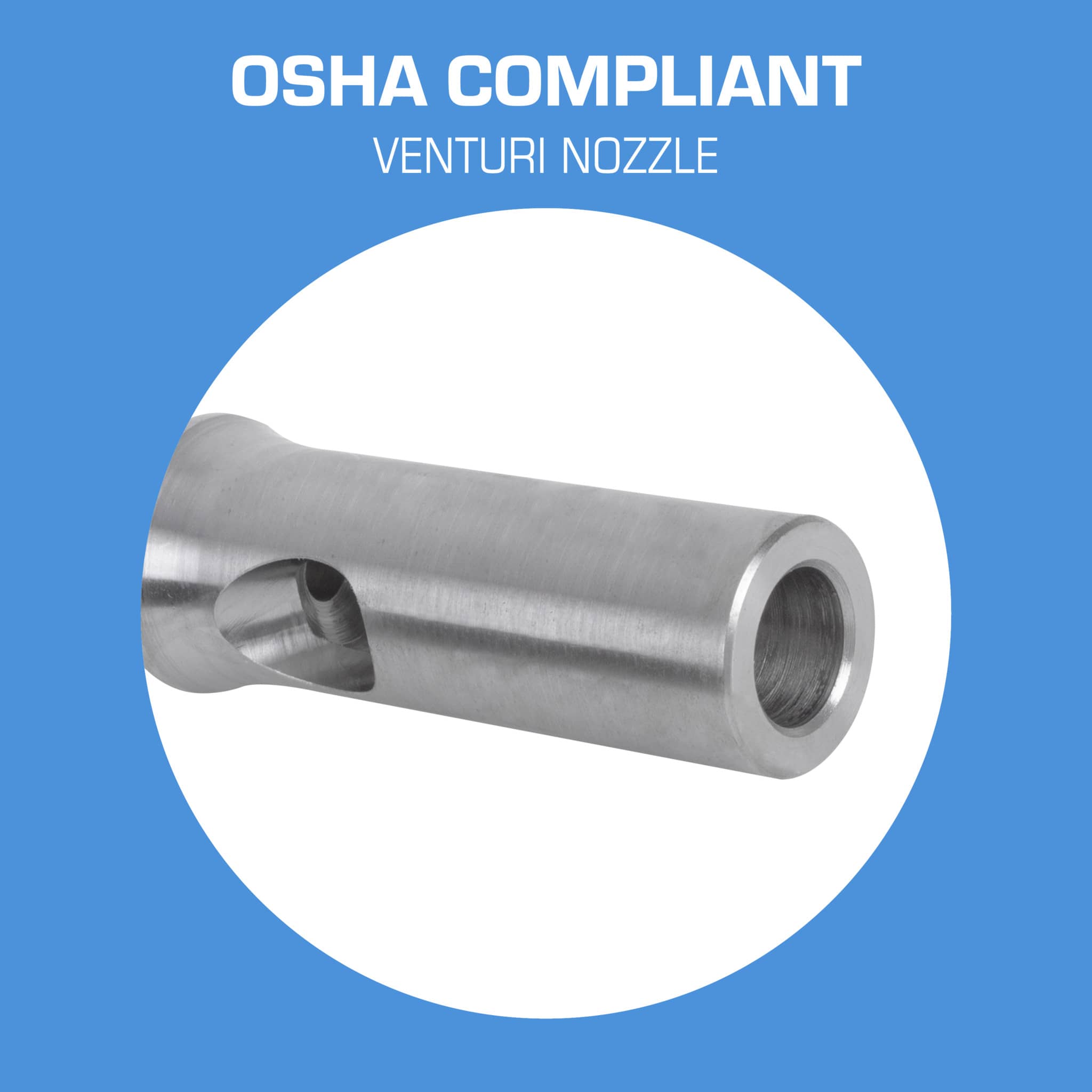 Long John® 75LJ Steel Nozzle — Guardair Corporation
