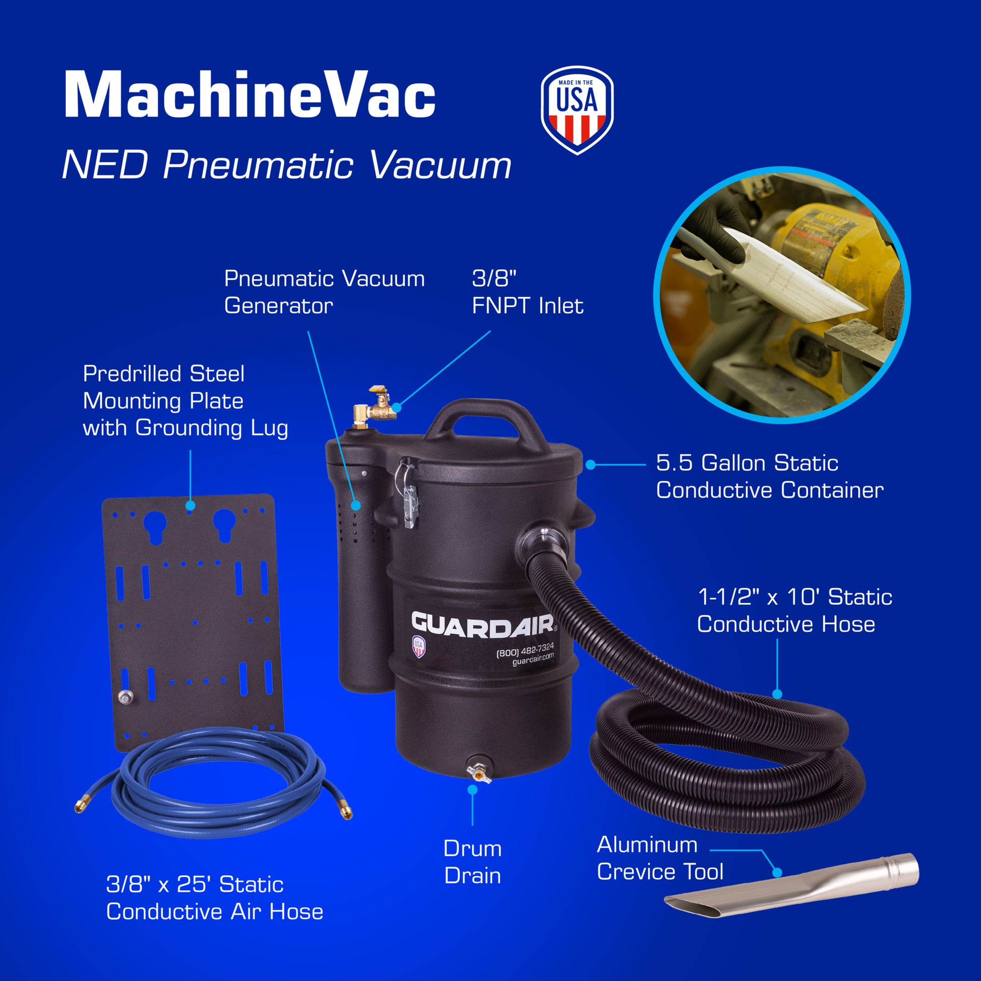 MachineVac NED - Features & Specs