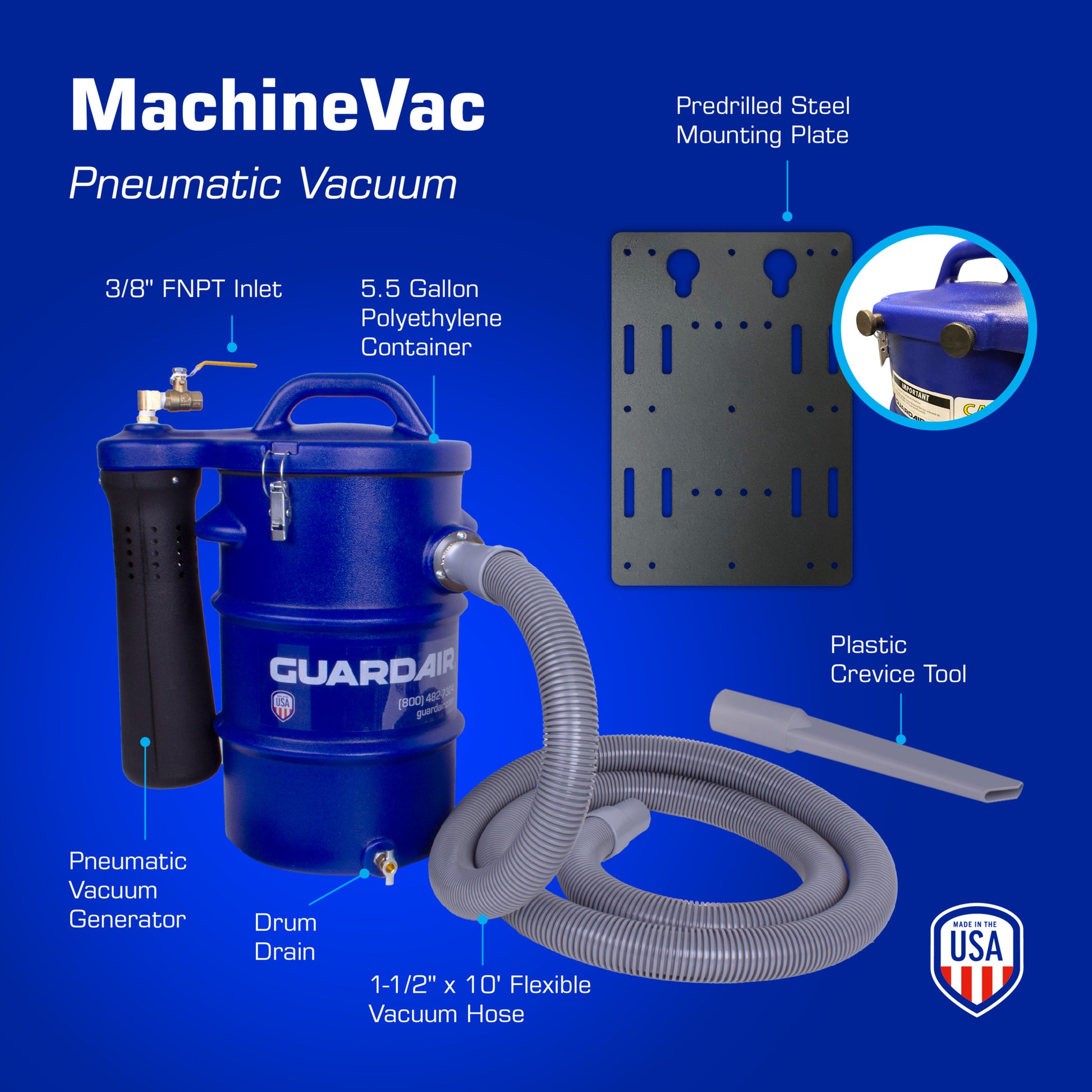 MachineVac - Features & Specs