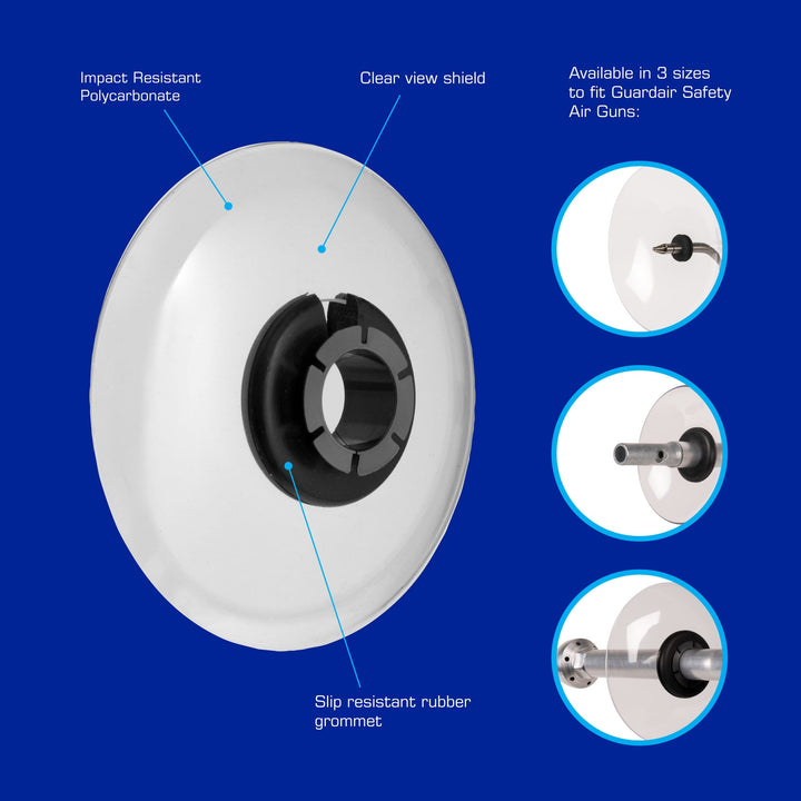 Retractable Chip Guard Air Gun Chip Shields — Guardair Corporation