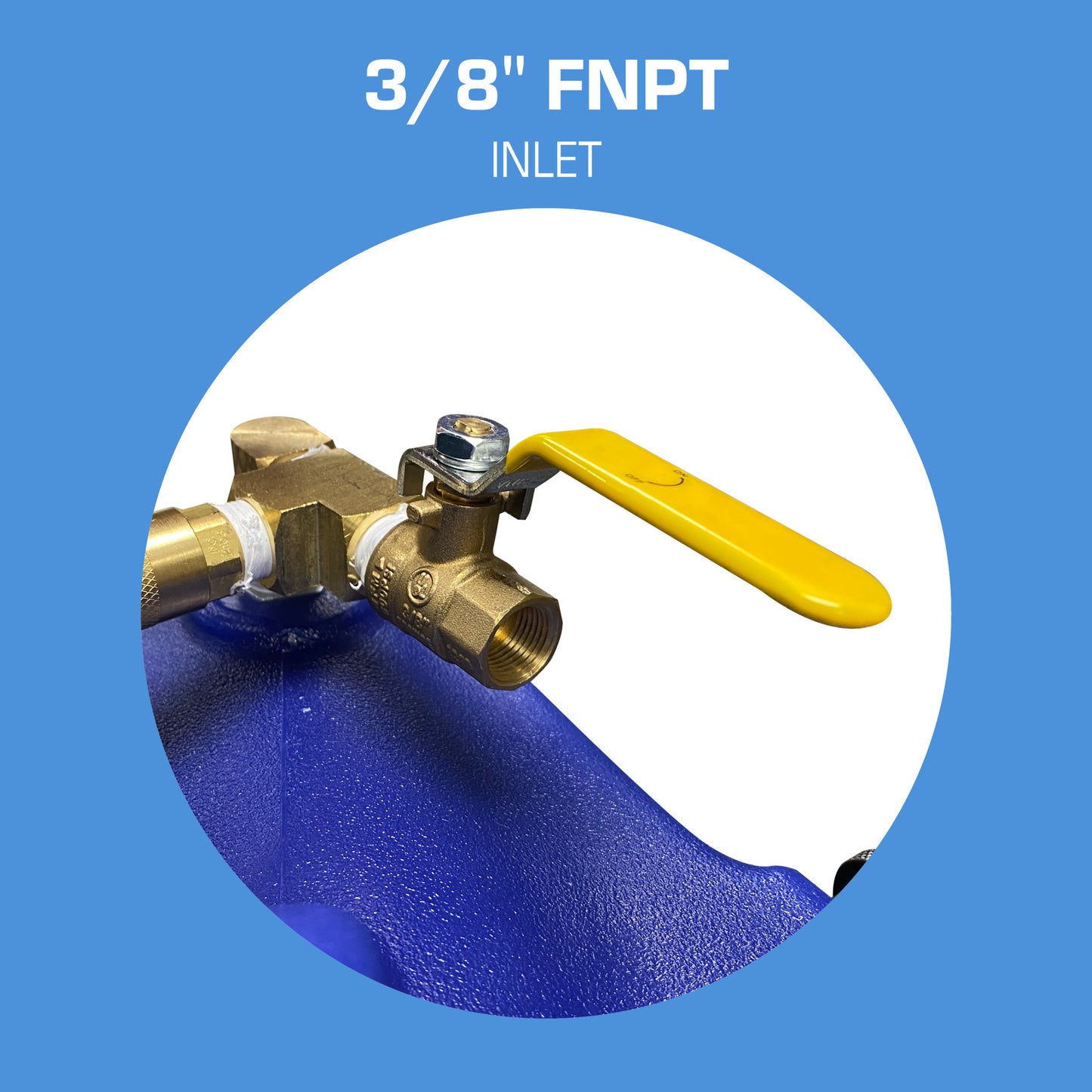 Personnel Cleaning Station - 3/8" FNPT Inlet and Air Shut-Off
