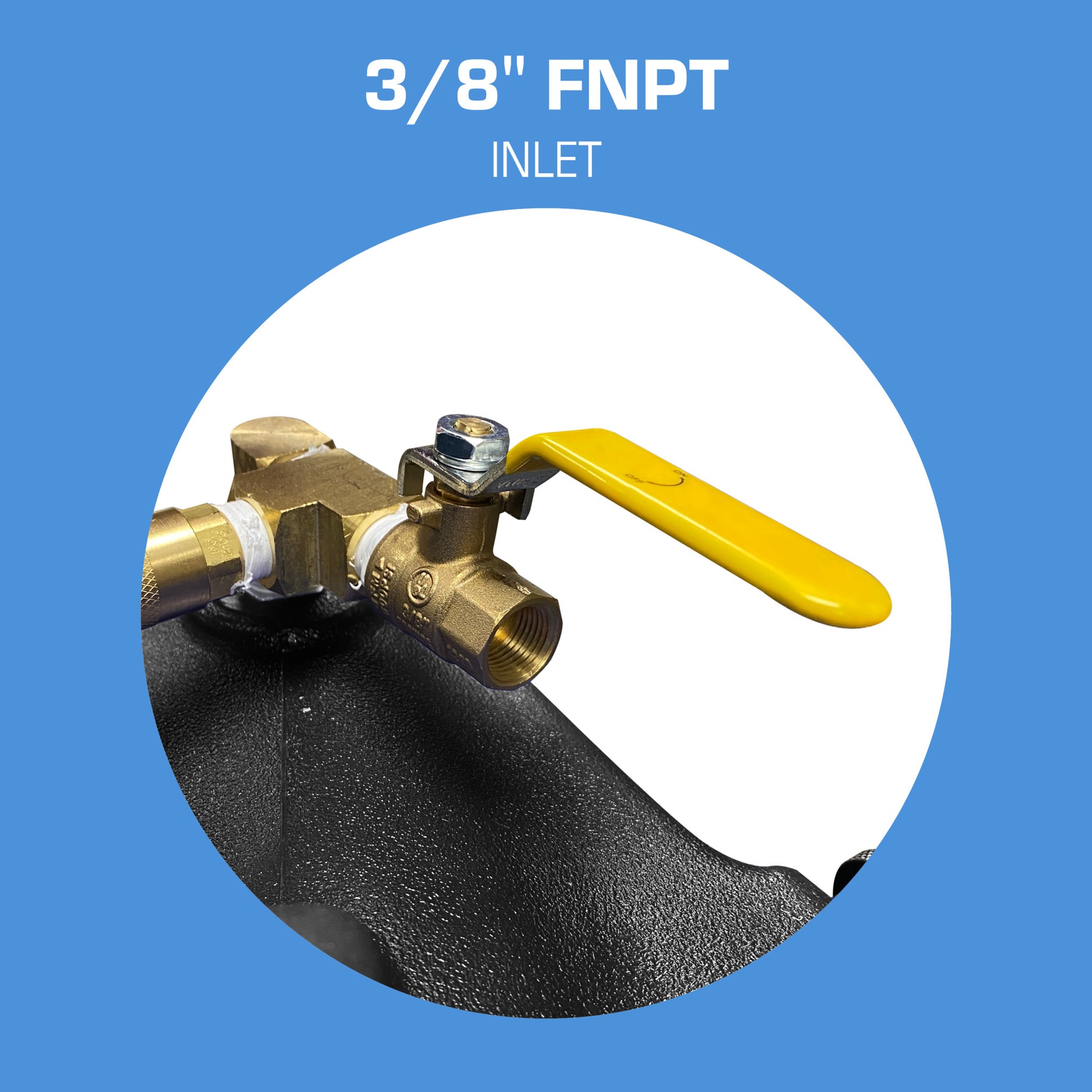 Personnel Cleaning Station NED - 3/8" FNPT Inlet and Air Shut-Off