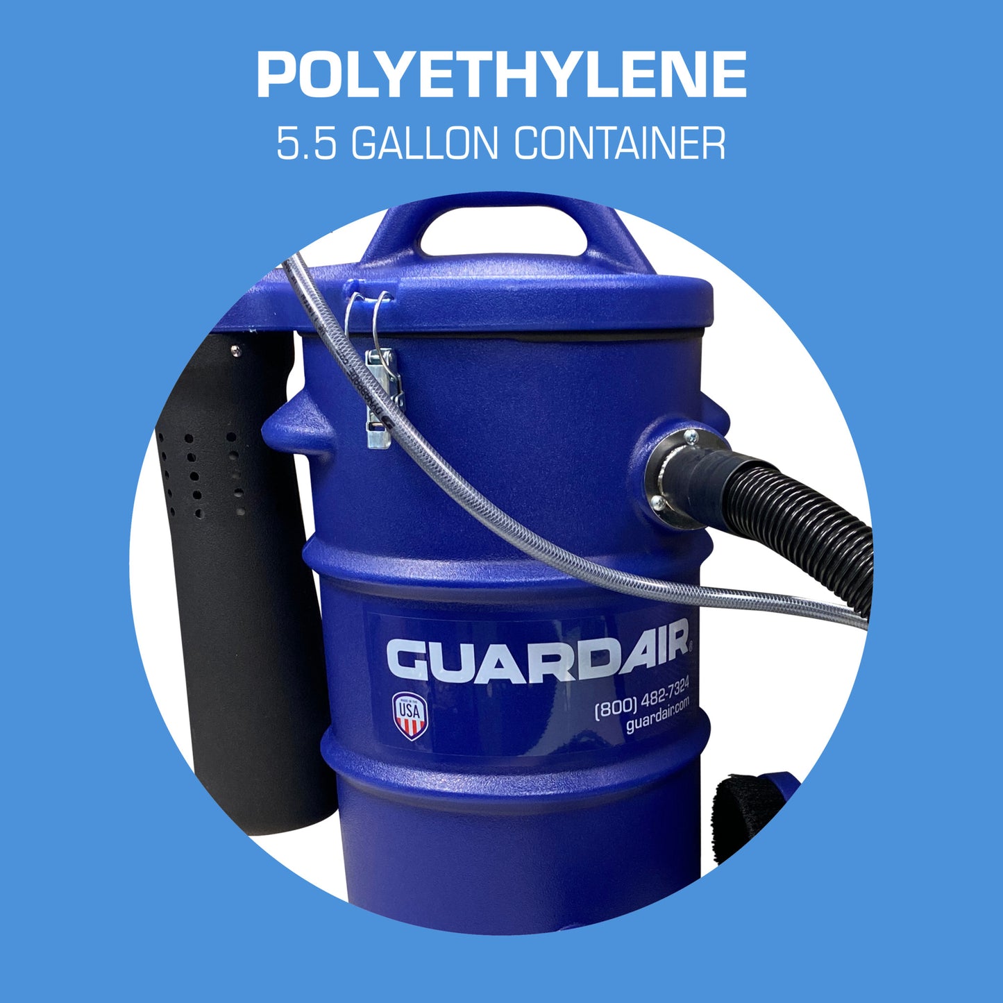 Personnel Cleaning Station - Polyethylene 5.5 Gallon Container