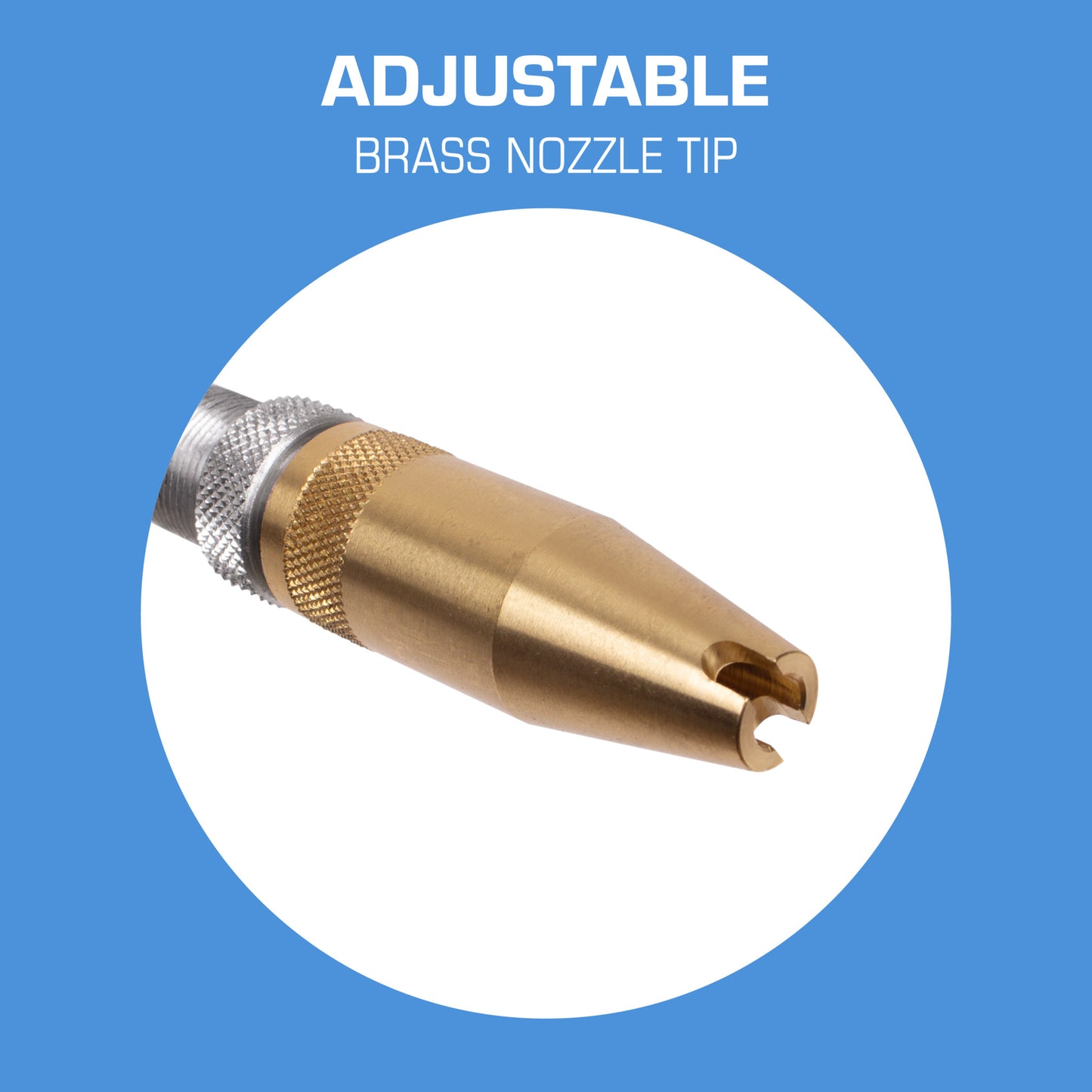 Pneumatic Oil Spray Gun - Adjustable Brass Nozzle Tip