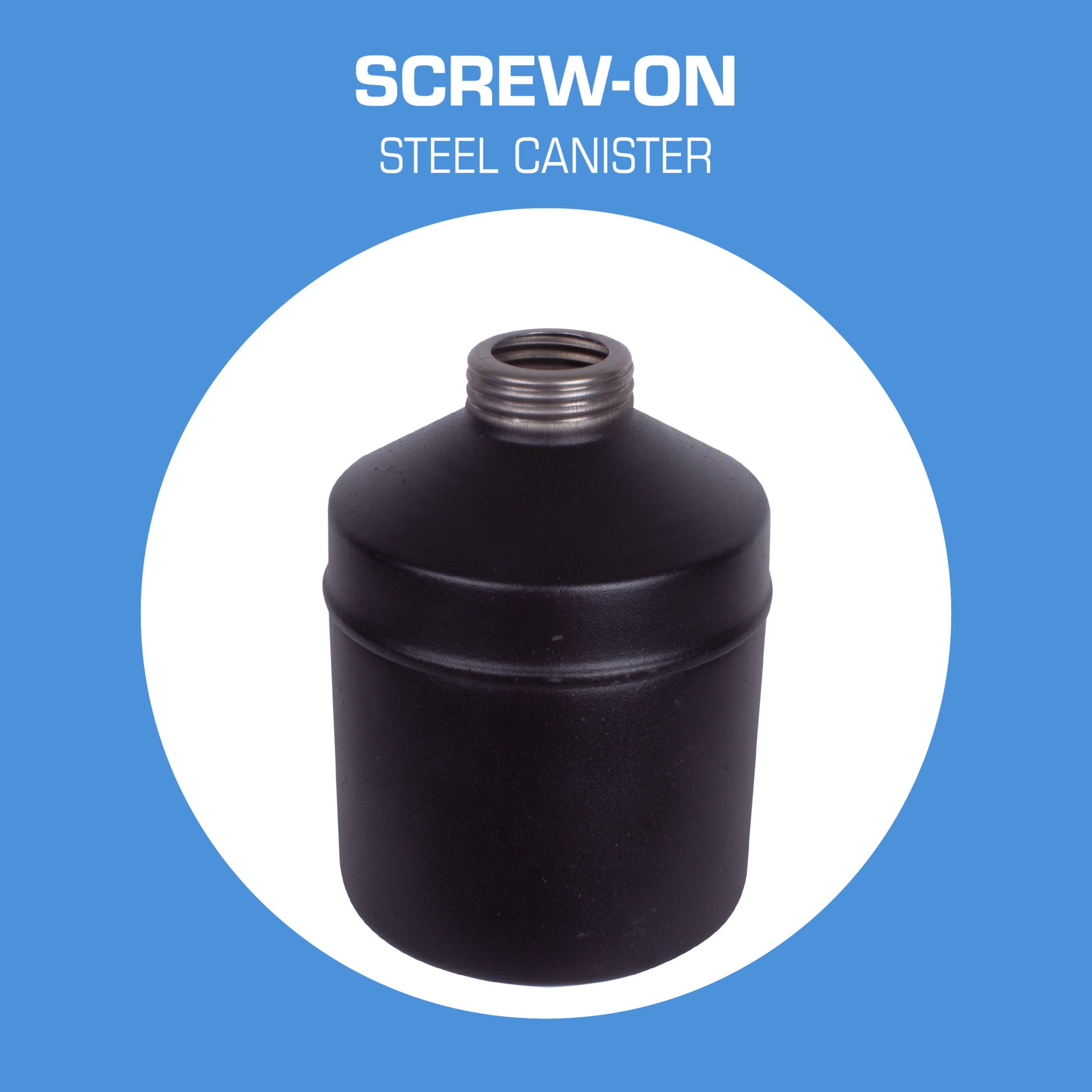 Pneumatic Oil Spray Gun - Screw-On Steel Canister