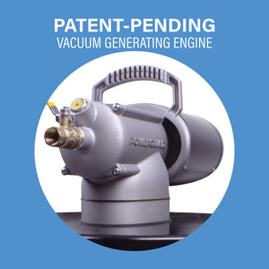 PowerQUAD Patent-Pending Vacuum Generating Engine