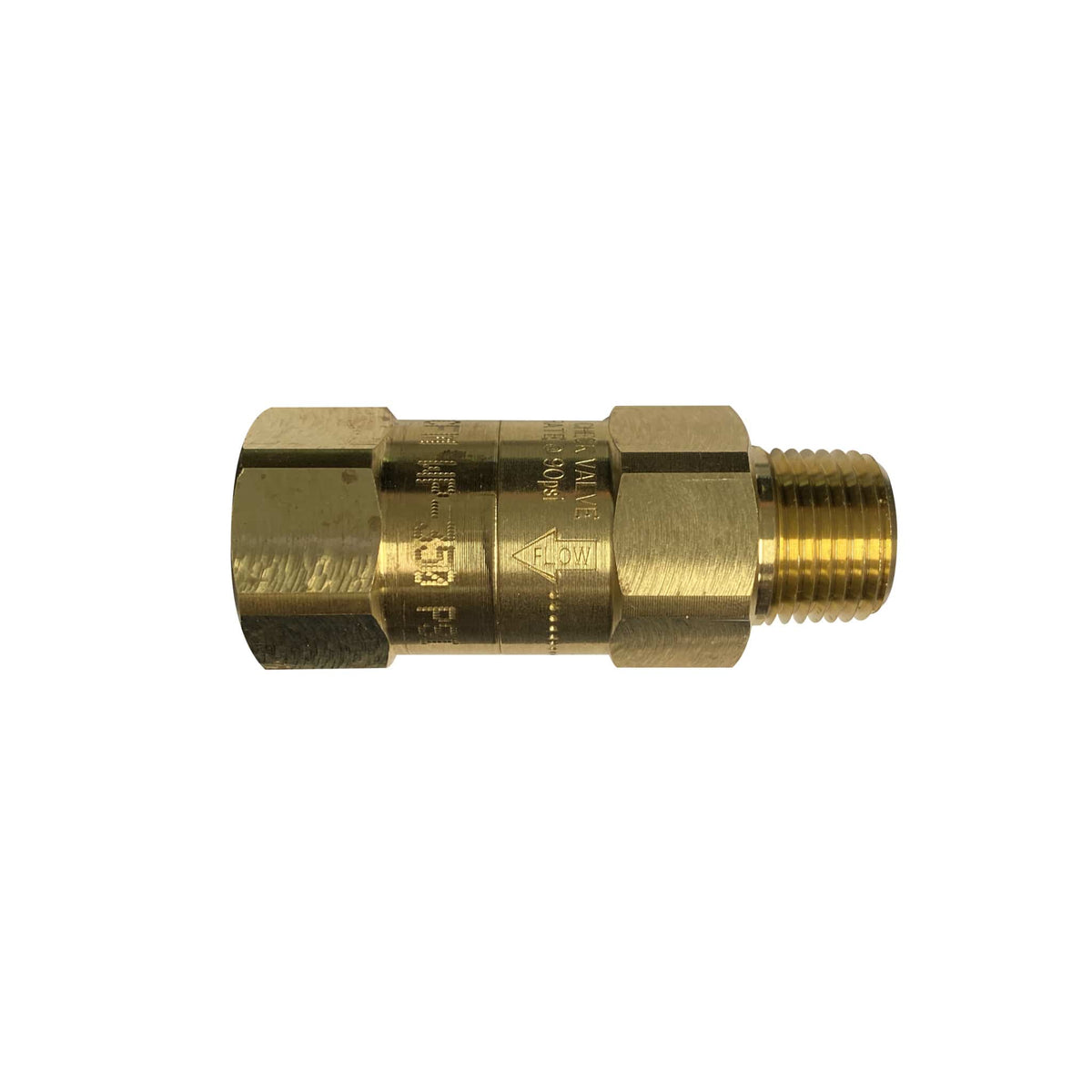 Safety Excess Flow Check Valve - 1/2" FNPT (12H18)
