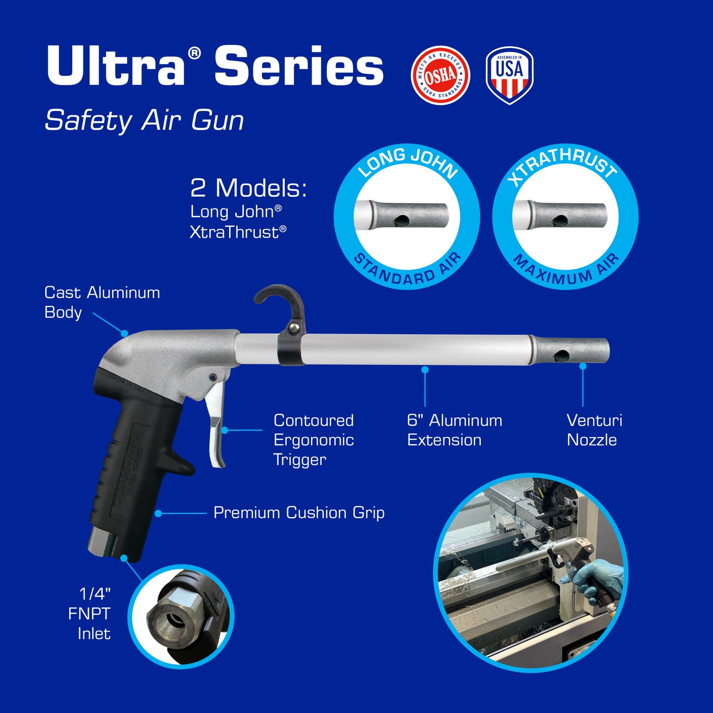 Ultra U75LJ / U75XT / U80 1/4" - Spec