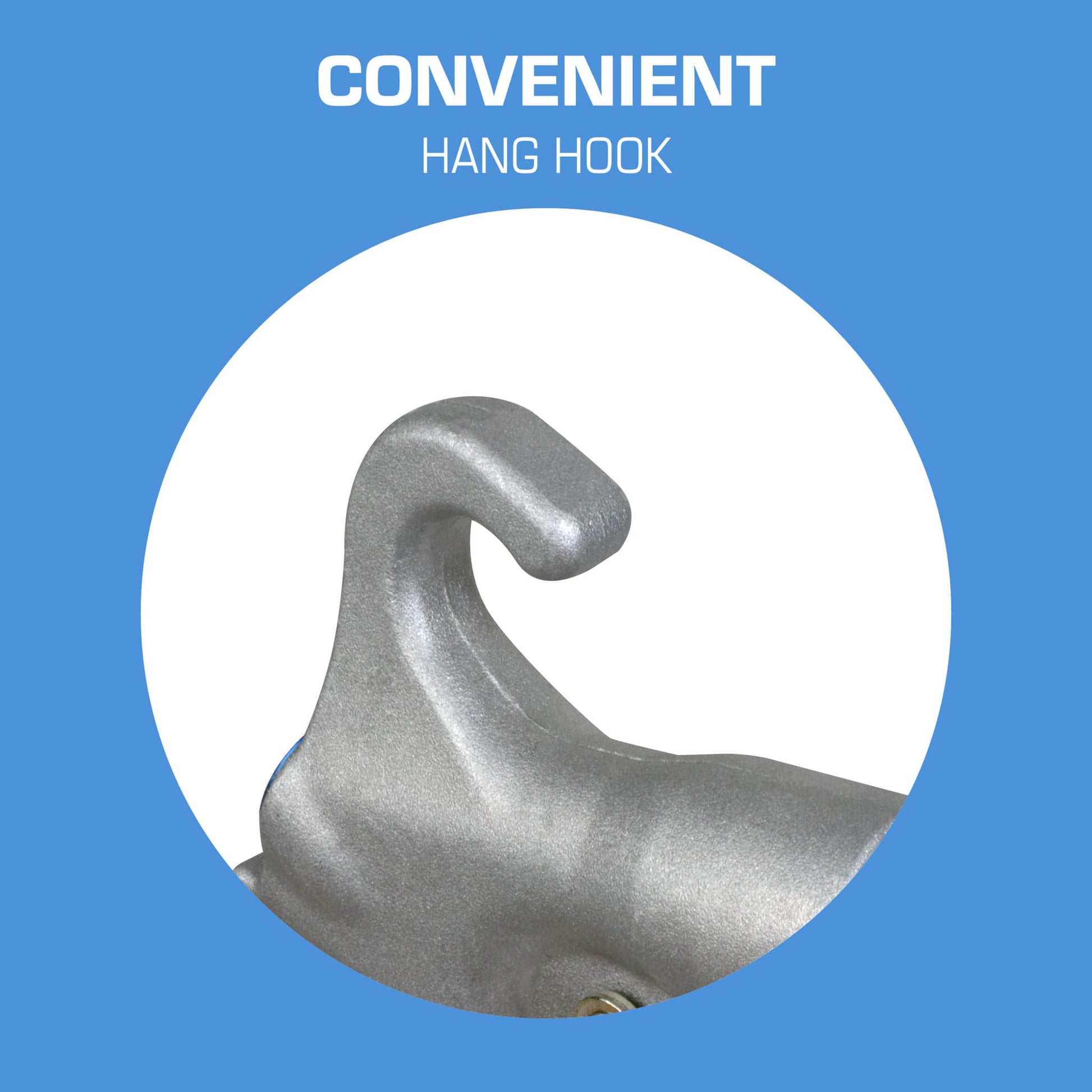 WhisperJet 80LJ - Convenient Hang Hook