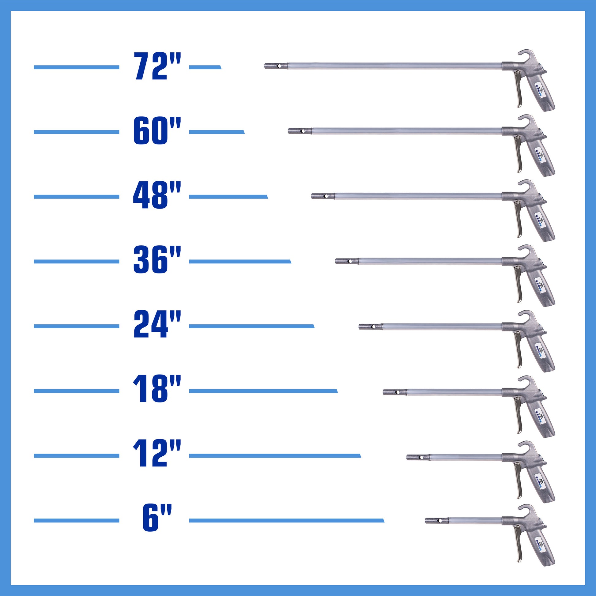 XtraThrust 75XT Safety Air Gun - Available Lengths