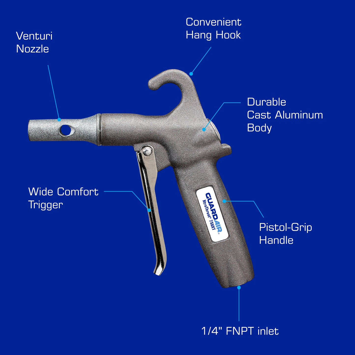 XtraThrust 75XT Safety Air Gun - Specs